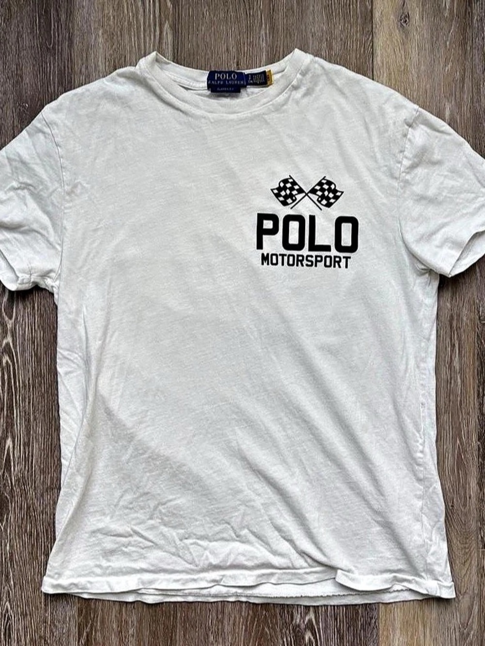 Polo Ralph Lauren Motorsport Graphic Tee Size Small